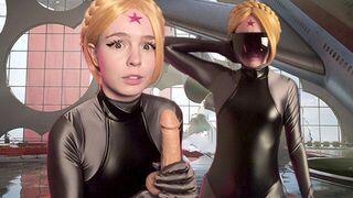 Трахнул сводную сестру из игры Атомик Харт порно